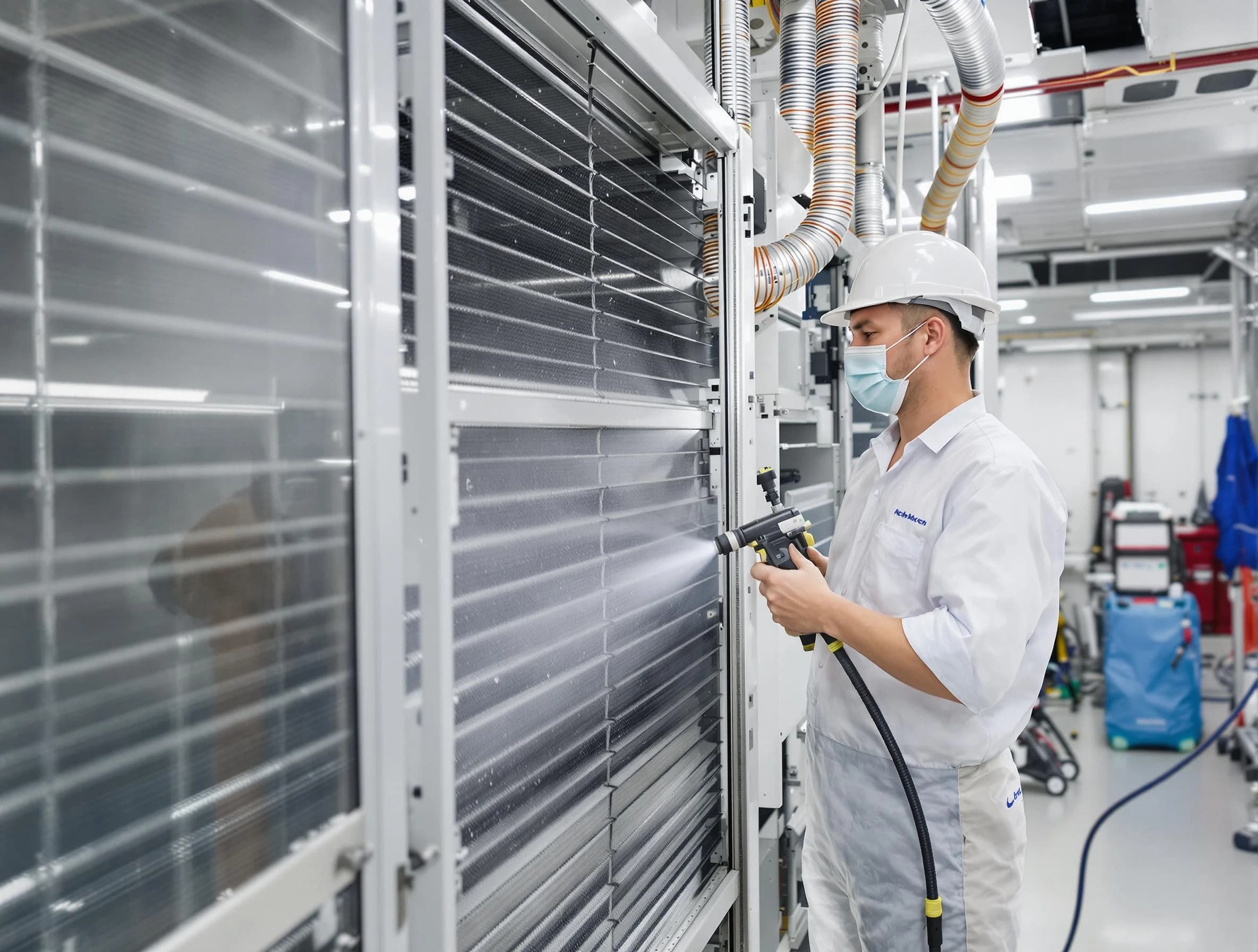 Professional AC coil cleaning by Leeds Air Duct Cleaning in Leeds