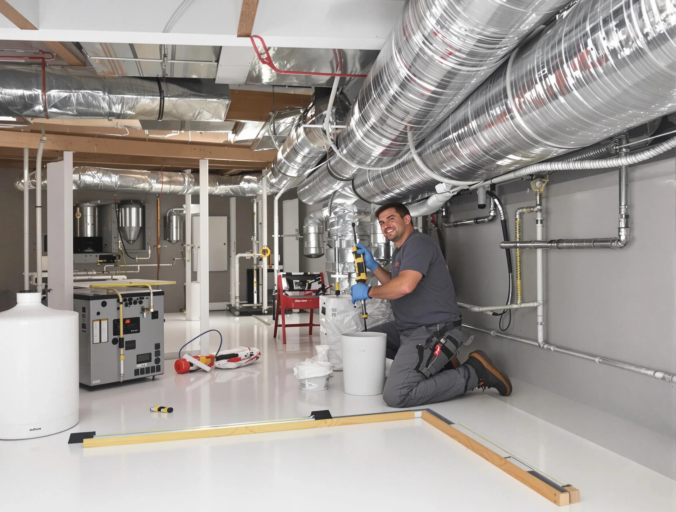 Professional duct sealing service by Leeds Air Duct Cleaning in Leeds