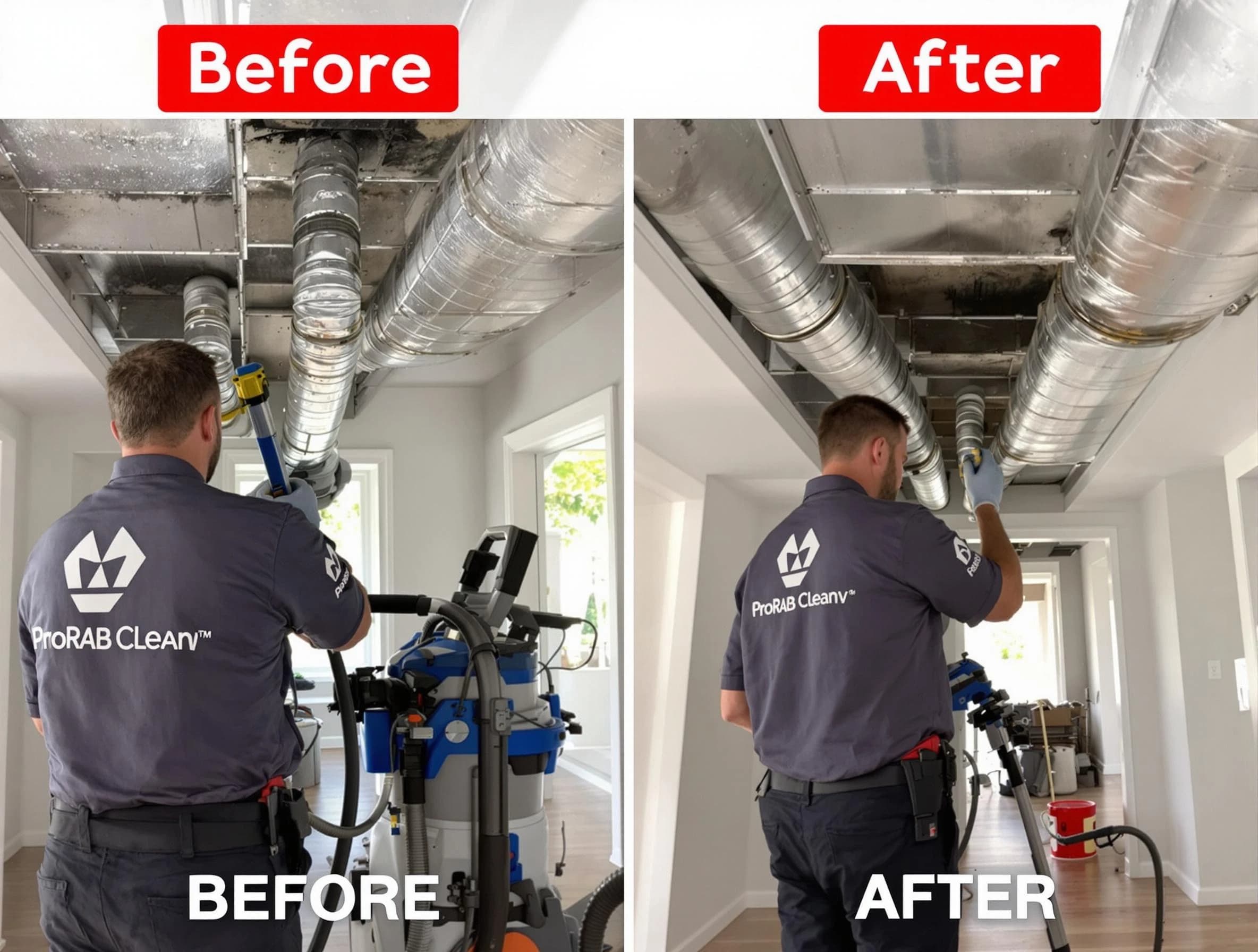 Leeds Air Duct Cleaning expert performing thorough residential duct cleaning in a Leeds home