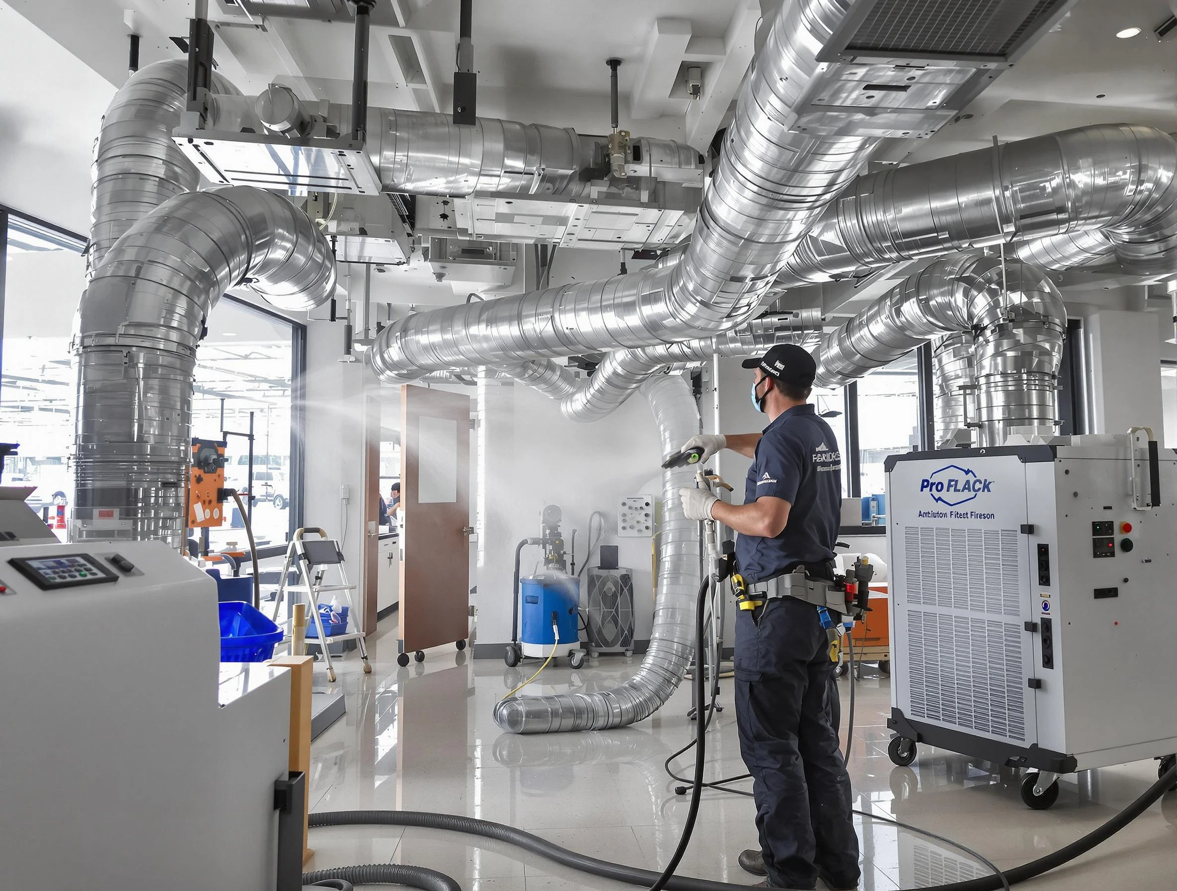 Negative Pressure Air Duct Cleaning in Leeds